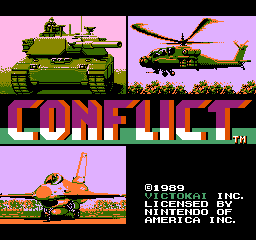 Conflict (USA) Title Screen